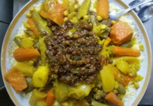 Image d'un couscous aux 7 légumes