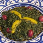 Image d'une salade Marocaine aux épinards