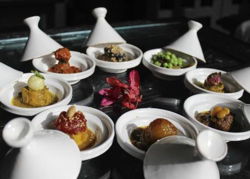 Image de salades Marocaines issue de la gastronomie Marocaine
